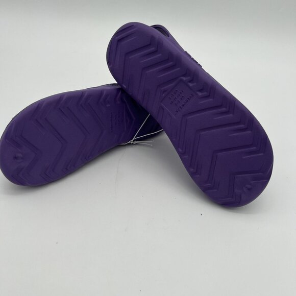 Purple Kids Slip-On Clogs With Adjustable Strap & Ventilation Holes US 2-3 - Picture 5 of 6